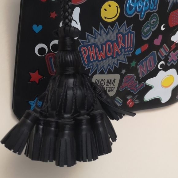 Leather retro emoji bag from Japan - Picture 3 of 4